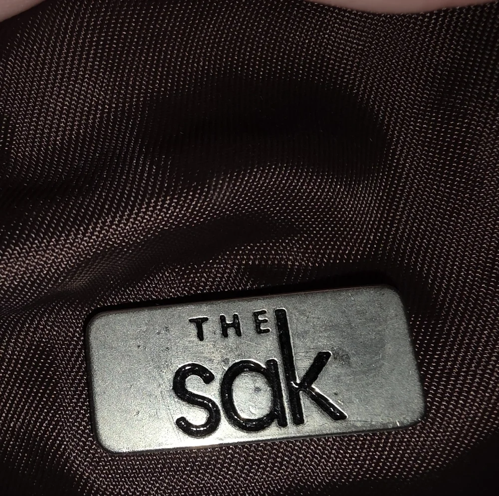 The Sak Elegant Brown Knit Backpack